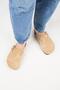 Zeta 2 Women's Genuine Leather Belted Buckle Sabo Sand Slippers - 7