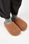 (Orlina) Women's Tedy Sabo Platform Tan Slippers - 3