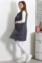 Italian Dark Gray Sleeveless Closure-Free Double Pocket Fur Casual Suede Woven Vest - 5