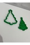 9 cm Pine Tree Christmas Themed Cookie - Stamp and Cutter - 2