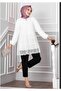 Lace Shirt Tunic with Lining - 3