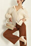 New Season Stone Woven Linen Oversize Shirt - 4