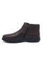 100% Genuine Leather Men's Orthopedic Winter Casual Boots with Fur Inside and Zipper, Large Size 45-48 - 3