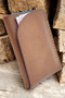 Cy Zenith Camel Genuine Leather Men's Women's Card Holder Wallet Handmade Card Holder - 7