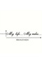 ملصق مكتوب عليه My Life... My Rules... (60x8,5 سم) - 2
