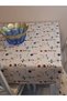 Fiber Pvc Oilcloth - Patterned Erasable Tablecloth (Beige) - 4