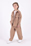 Boys Oversize Cotton Linen Shirt T-Shirt Pants 3-Piece Bottom Top Set