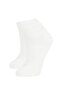 Women's Seamless 2-Piece Bamboo Booties Socks B6008Axns