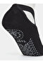 Cross Over Straps Silicon Pad Base No Show Yoga Socks - 3