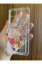 iPhone 16 Pro Butterfly Printed Transparent Silicone Phone Case with Card Holder Cover - 2