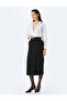Double Breasted Midi Length Pocket Skirt - 2