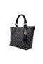 Emma Hand and Shoulder Bag Black Printed Ee - 2