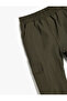 Elastic Waist Pocket Detailed Jogger Trousers - 3