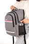 My Polo 8860 School Bag Backpack Orthopedic Water Resistant Gray - 6