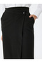 Double Breasted Midi Length Pocket Skirt - 5