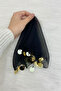 Black Gold Chiffon Card Gift Halay Handkerchief 10 Pcs, Bride Groom Wedding Henna Circumcision Engagement Bride - 4