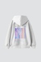 1989 Oversize Unisex Premium White Hoodie with Back Print