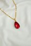 Damla Model Necklace Red - 5