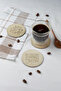 Set of 6 Special Design Wooden Coasters and Stands - 4