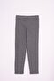 Plaid Pattern Double Leg Black Color Girls' Trousers - 2