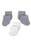 3 Pack Bamboo Newborn Baby Socks I Cloudy I Baby Girl Boy Socks - 2