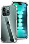 TPU DURO Drop Protection Case Compatible With iPhone Pro 15 6.1" - Clear - 3