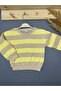 Chartoned Winter Children's Clothing Striped Sweater with Fleece Inside - 3