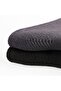 Men'S, Winter 2 Pairs Black-Smoke Color Socks, Thick, Warm and Comfortable 40-46 - 2