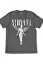 تيشيرت نسائي بأكمام قصيرة من Angel Nirvana Anthracite - 2