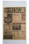 50Pcs Breakfast Patterned Newspaper Patterned Paper Greaseproof Paper Vintage Kitchen Serving Presentation Paper - 2