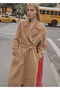 Handmade coat with belt