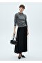 Long Skirt with Pleats - 2