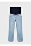 Straight cut maternity jeans - 2