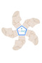 5-Piece Bamboo Newborn Baby Socks I Ecru Ecru Baby Girl Boy Socks - 4