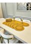 Jute, American Service Set, 6 Plates, 1 Bread Basket, 1 Runner, Plate Base, Plate Set, Lux Presentation - 8