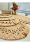 Jute, American Service Set, 6 Plates, 1 Bread Basket, 1 Runner, Plate Base, Plate Set, Lux Presentation - 4