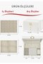 2 Drawer Jewelry Bijouterie Jewelry Box Organizer Organizer with White Outside Leather Inside Velvet Lock - 5
