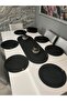 Jute, American Service Set, 6 Plates, 1 Bread Basket, 1 Runner, Plate Set, Modern Lux Presentation - 5