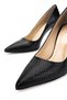 Women's Genuine Leather Black Heeled Shoes - 4