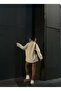 سويت شيرت مطرز بنصف سحاب باللون البيج 28354 - 4