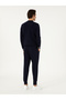 Navy Blue Jogging Fit Knitwear Trousers 50292585-Vr033 - 4