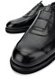 Men's Genuine Leather Black Casual Shoes - 4