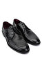 Men's Genuine Leather Black Classic Shoes - 2