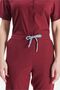 Burgundy Lycra Refresh Women's Scrubs - Doctor and Nurse Jersey Surgical Suit - 7