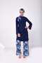 Wide Leg 4 Piece Floral Print Hijab Swimsuit Set