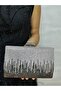 Beegi̇ Concept Women's Evening Dress Stone Silver Chain Wedding Night Party Bag