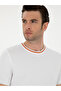 White Slim Fit Crew Neck Knitwear T-Shirt 50285359-Vr013 - 2