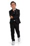 Children's Groom Suit with Jacket and Vest and Chain Detail - 2