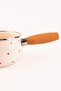 Cupid Wooden Handle Heart Patterned Enameled Sauce Pan 16cm 1.3 Liter (Suitable for All Stove Including Induction) - 5