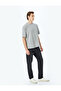 Short Sleeve Label Detailed Cotton Blended Crew Neck Oversize T-Shirt
